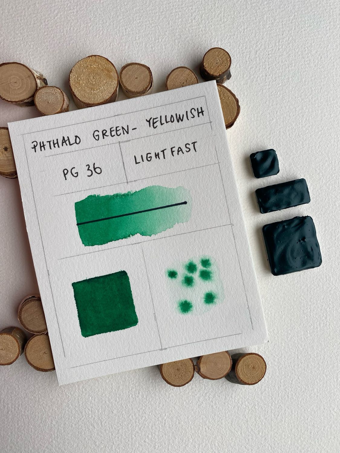 Sap Green (Phthalo Green - Yellowish)