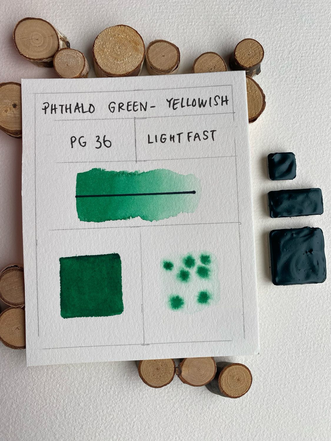 Sap Green (Phthalo Green - Yellowish)