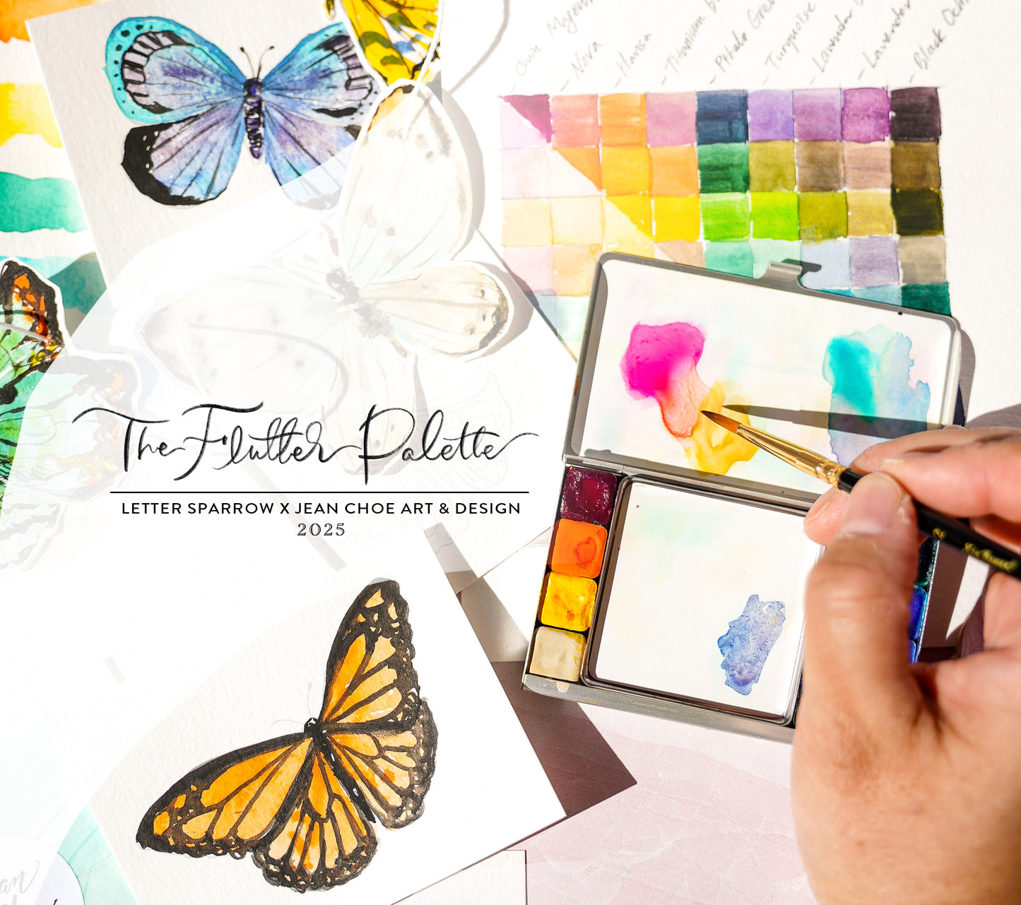 🦋 The Flutter Palette — Collaboration with Jean Choe