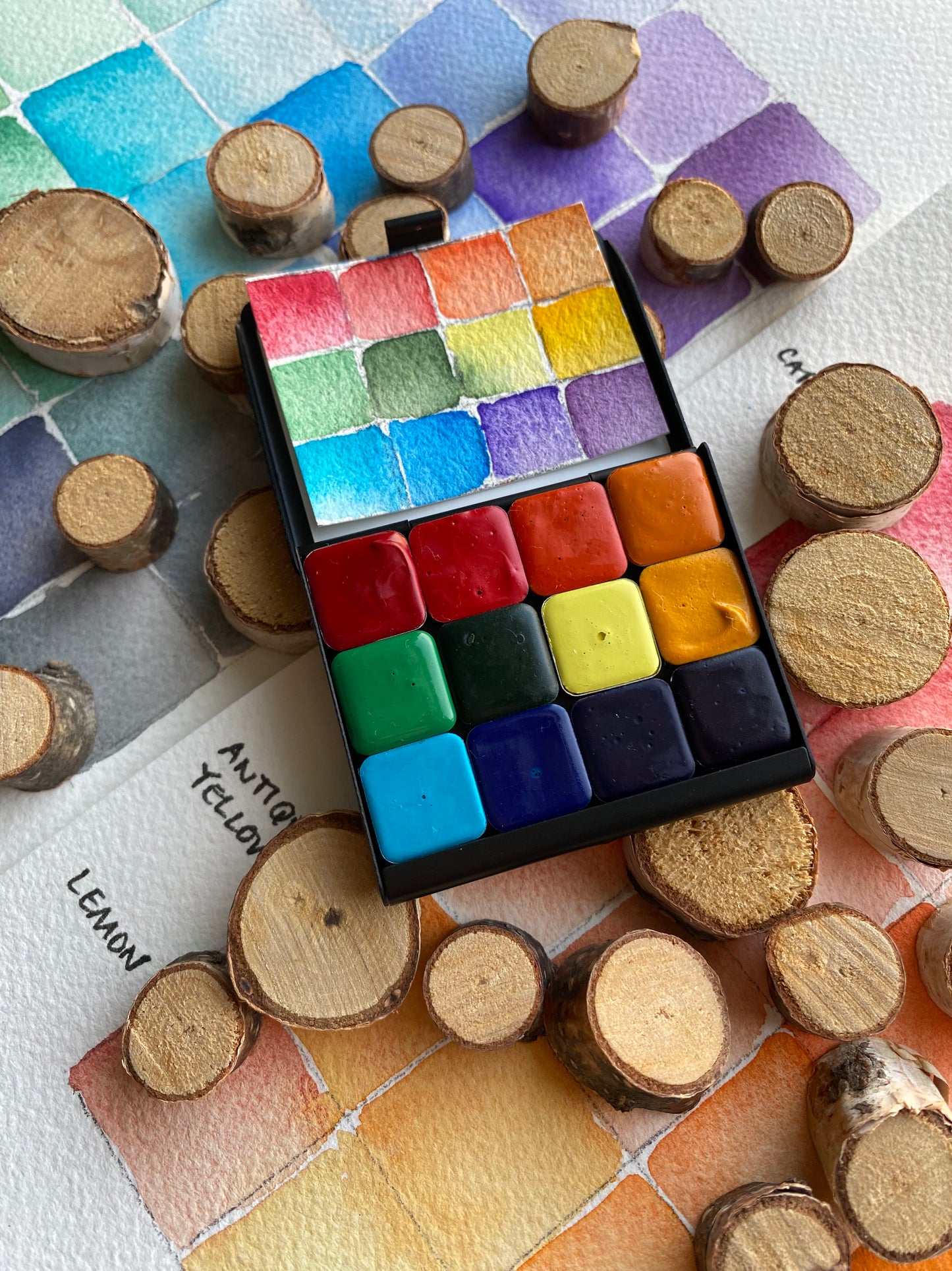 The Warm & Cool Collection - (mini pans & palette)