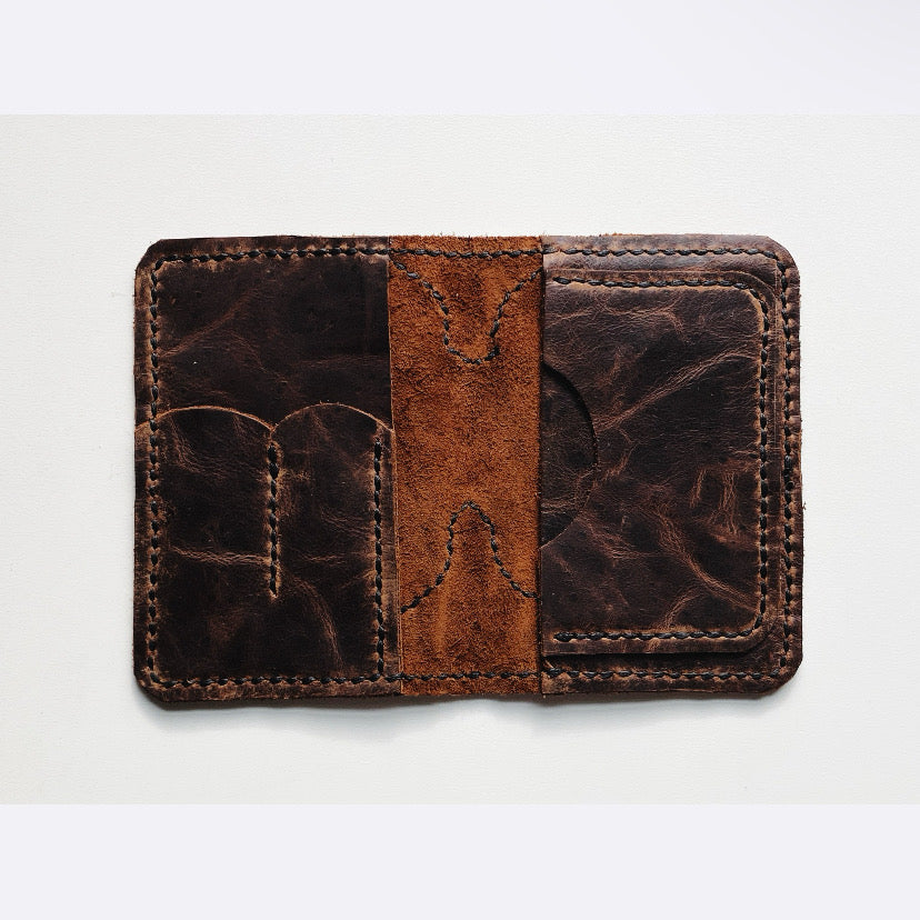 Leather Watercolor Notebook Organizer - Traveler's Notebook (watercolor, passport size)