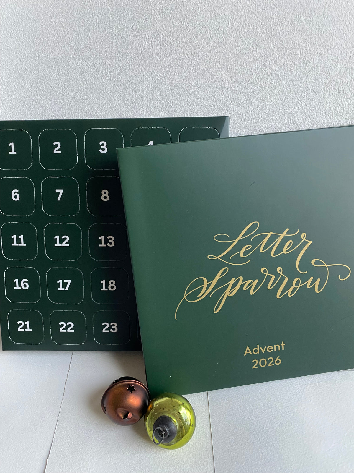 Letter Sparrow Advent Calendar 2026 | 25 Handmade Watercolors