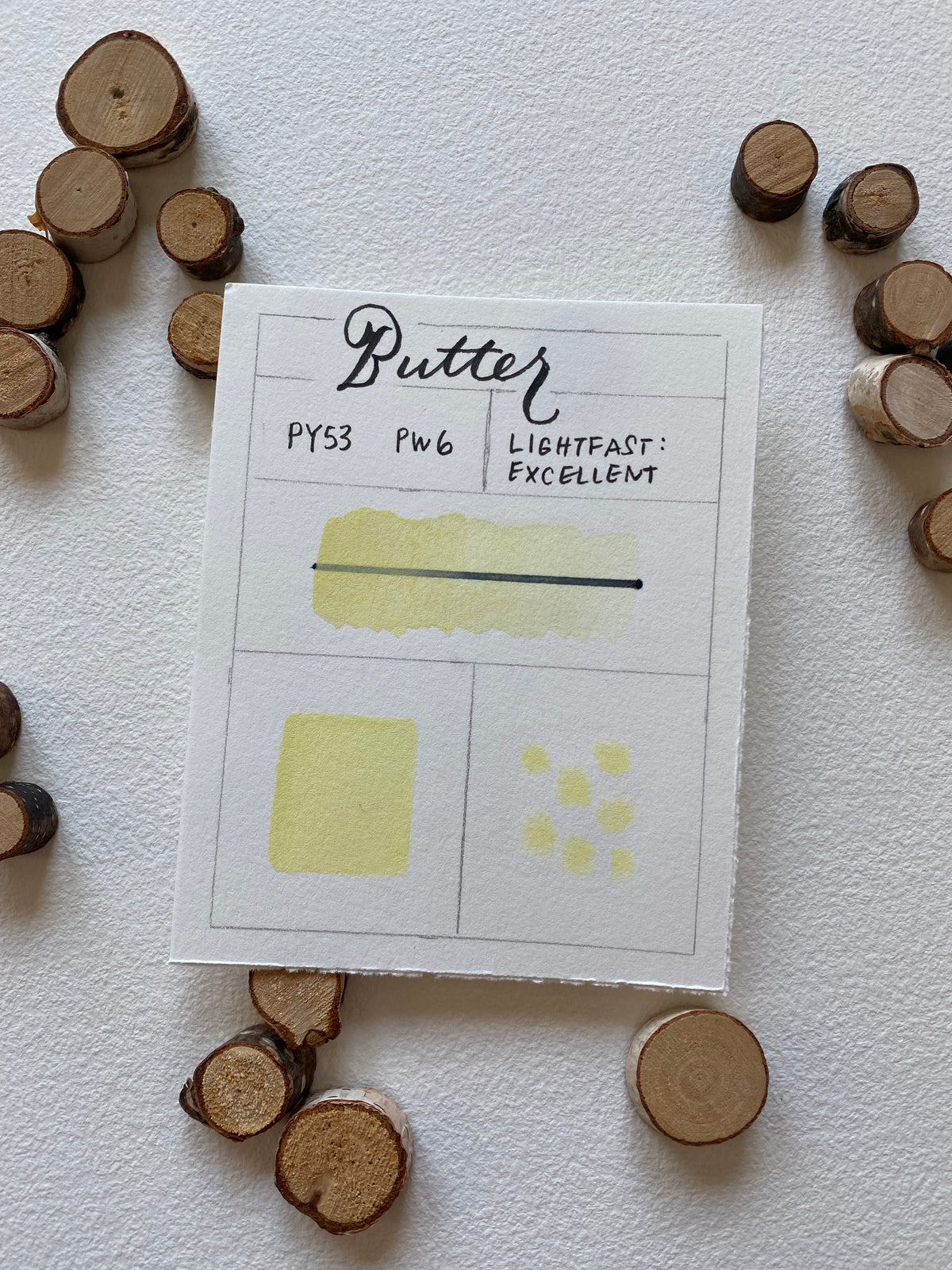 Butter | Handmade Yellow Watercolor Paint