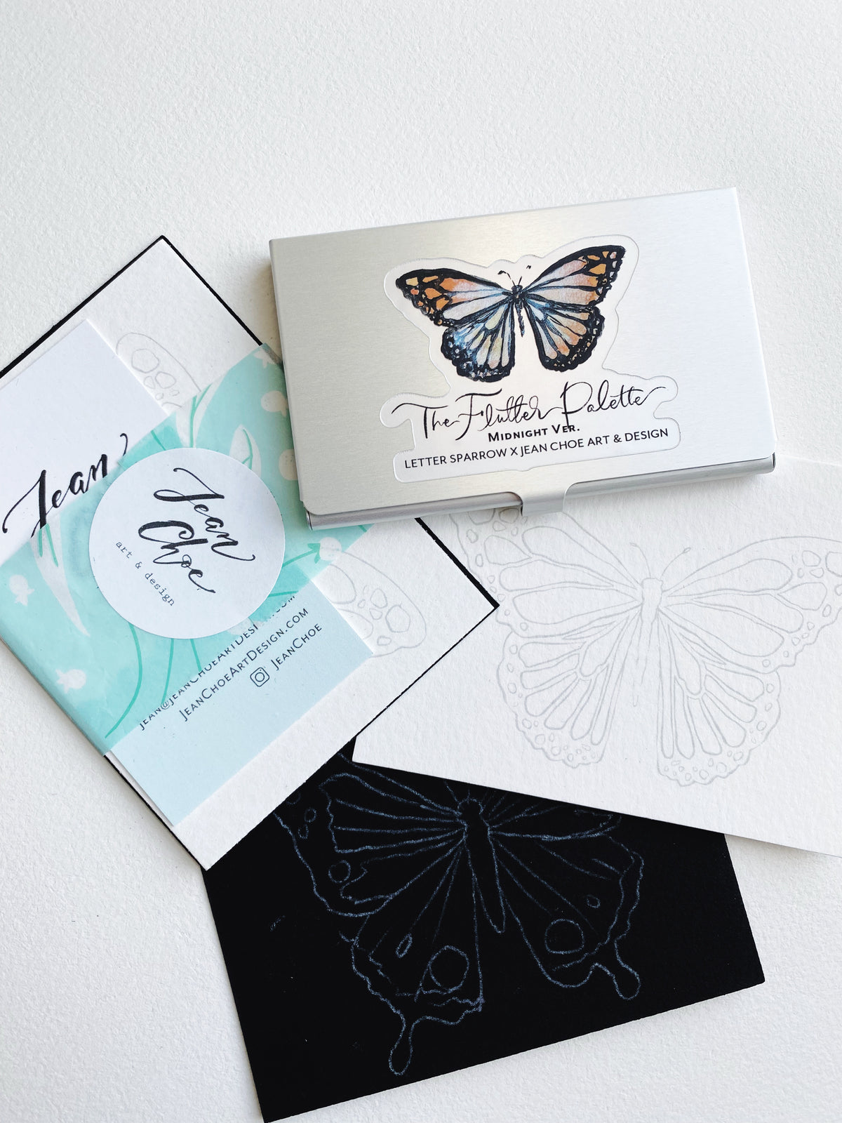🦋 The Flutter Palette: Midnight Ver. — Collaboration with Jean Choe