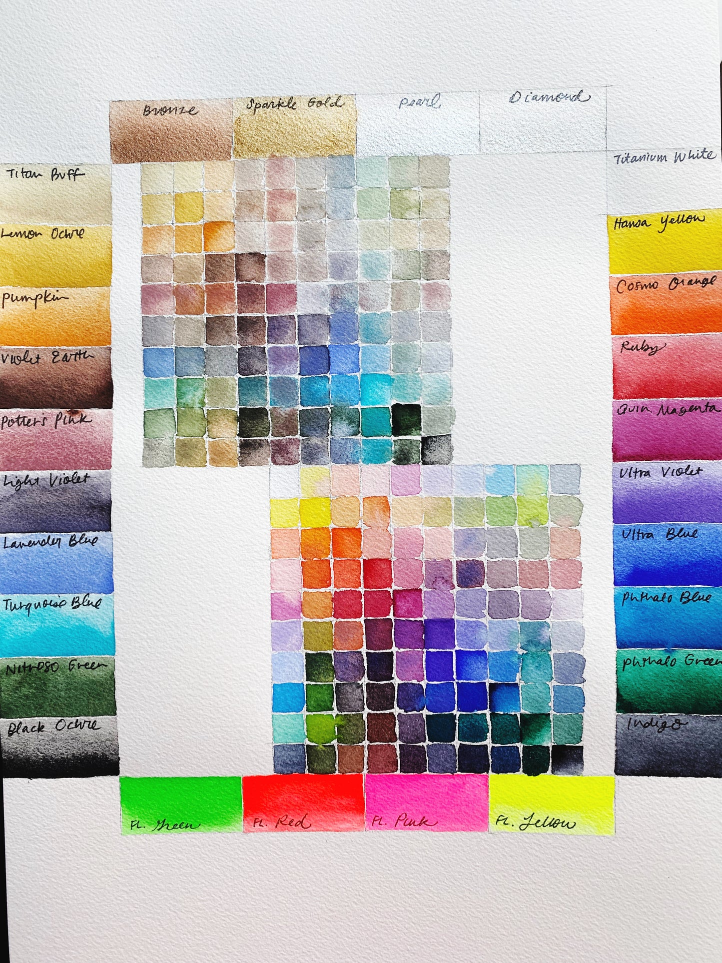 The ColorPlay Palette — Collaboration with Lisa Spangler (@sideoats) - Folio Palette mini pans with XL mixing pans