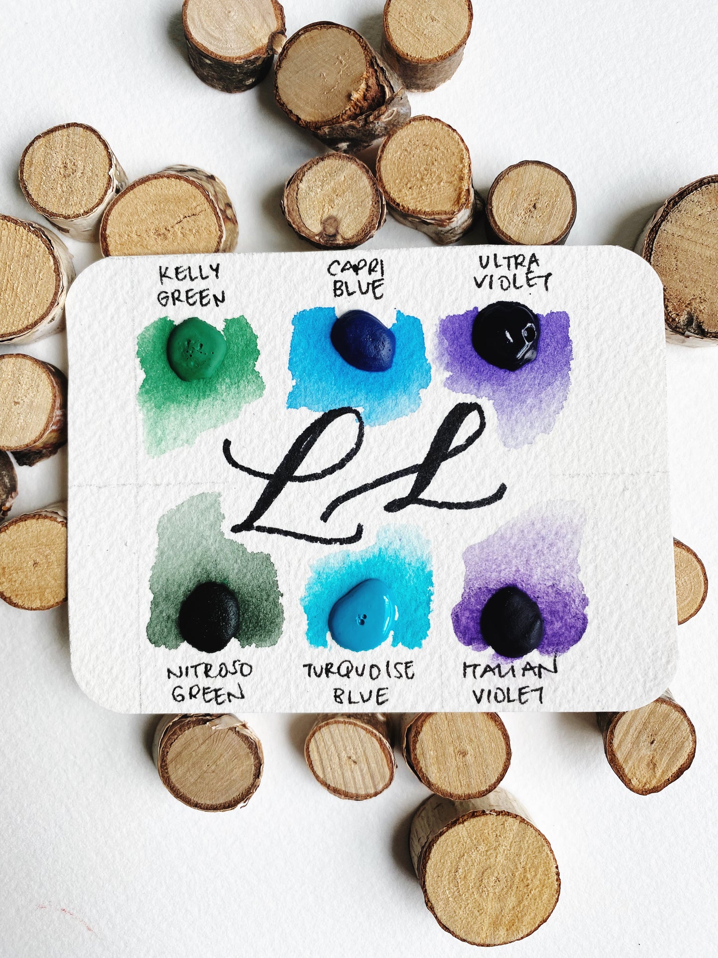 Cool Palette - Dot Card