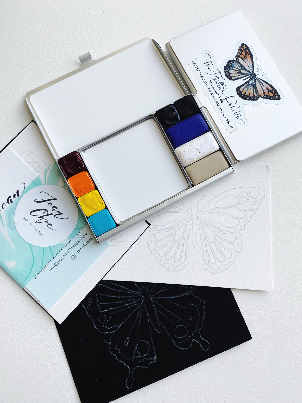 🦋 The Flutter Palette: Midnight Ver. — Collaboration with Jean Choe