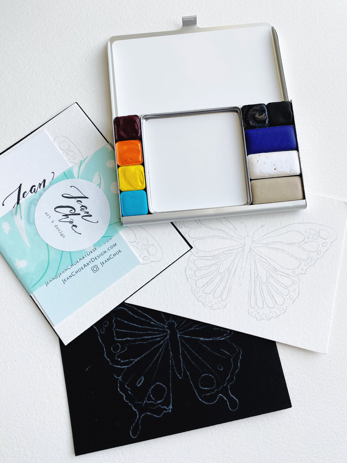 🦋 The Flutter Palette: Midnight Ver. — Collaboration with Jean Choe