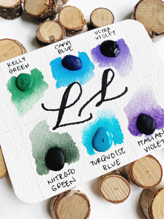 Cool Palette - Dot Card