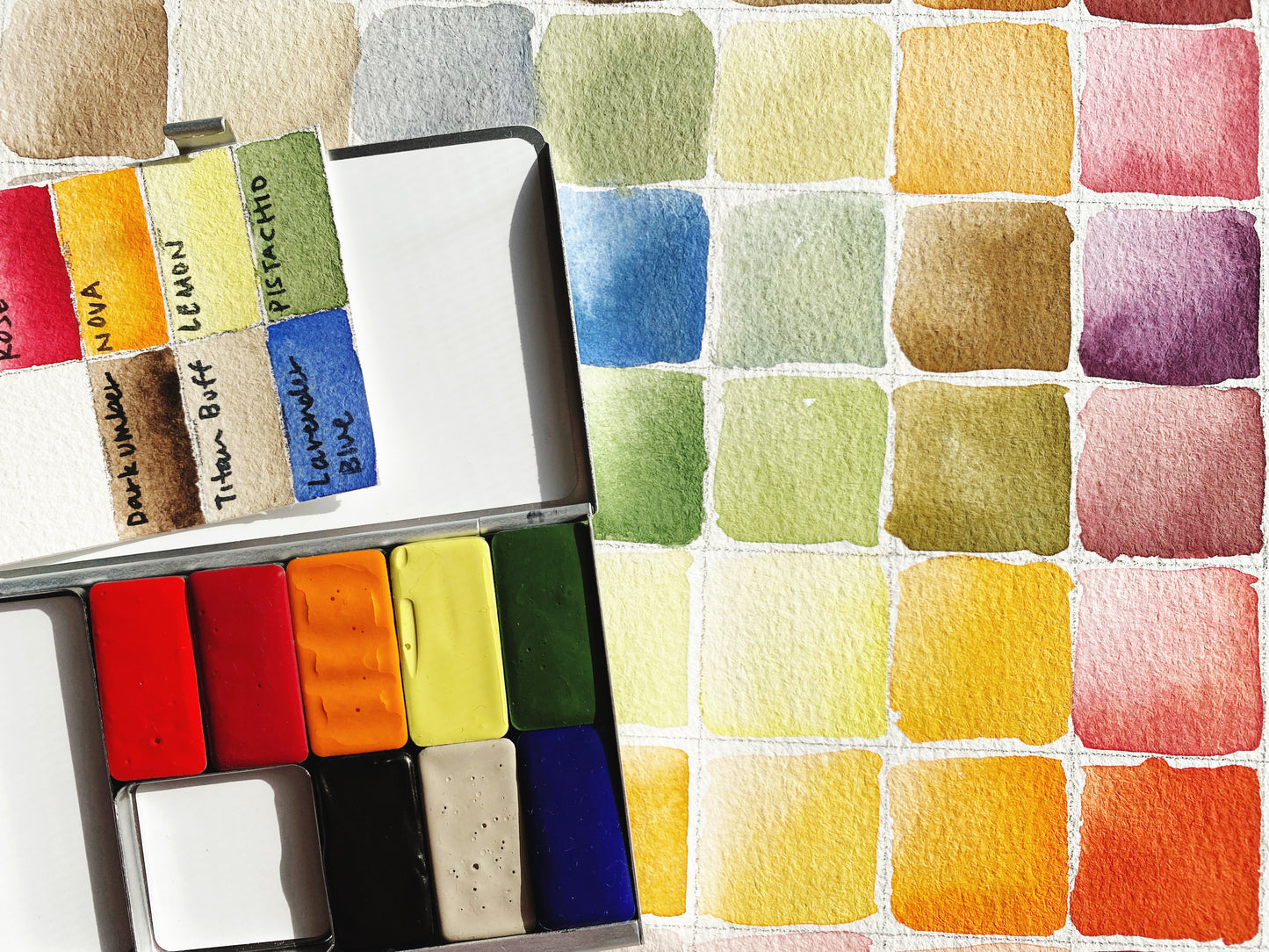 The Meadows Palette – A Collaboration with Bree from @watercolorsbybree