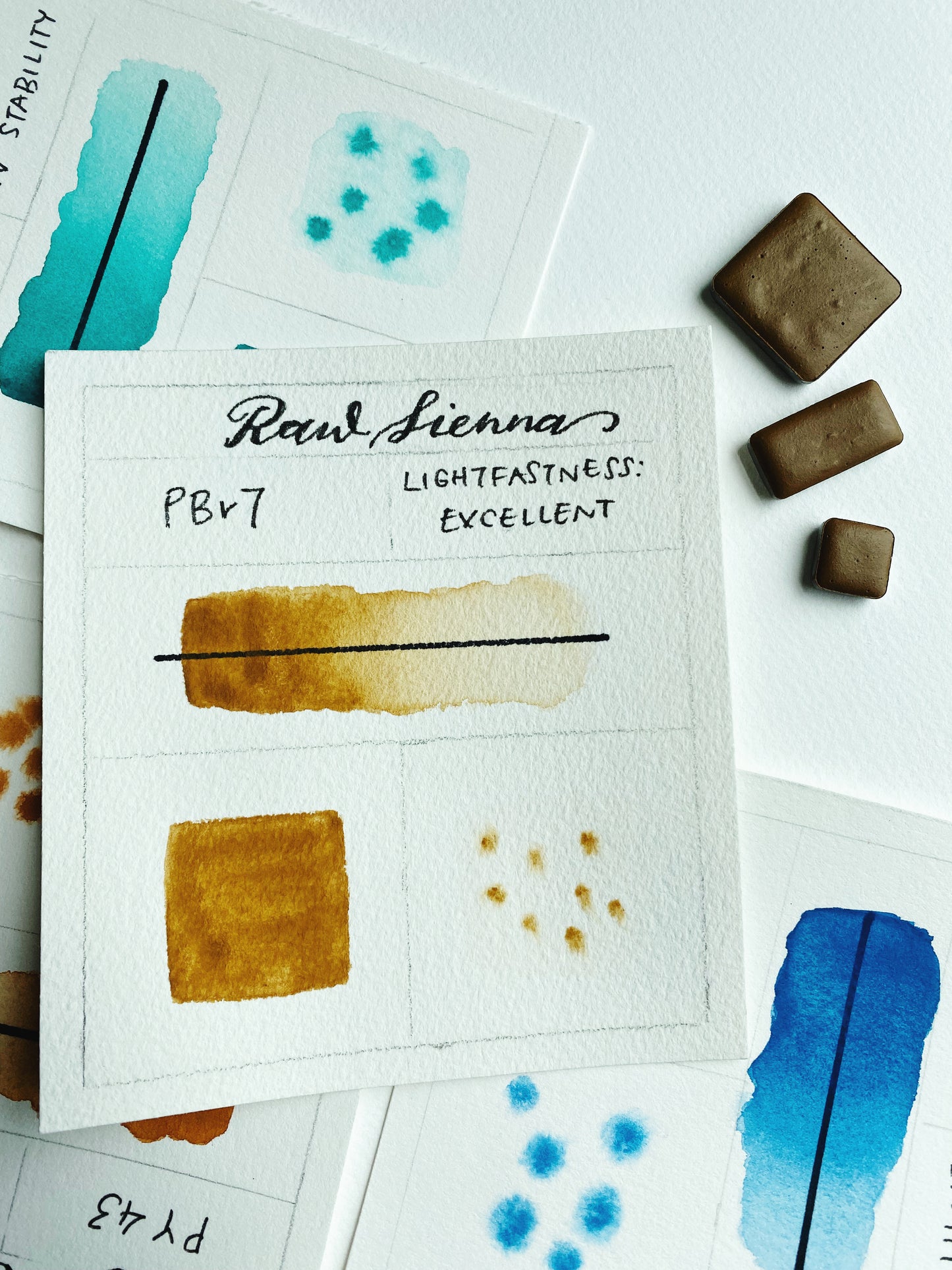 Raw Sienna – Nontoxic Handmade Watercolor Paint in Stainless Steel Pan | PBr7 | Lightfast & Transparent
