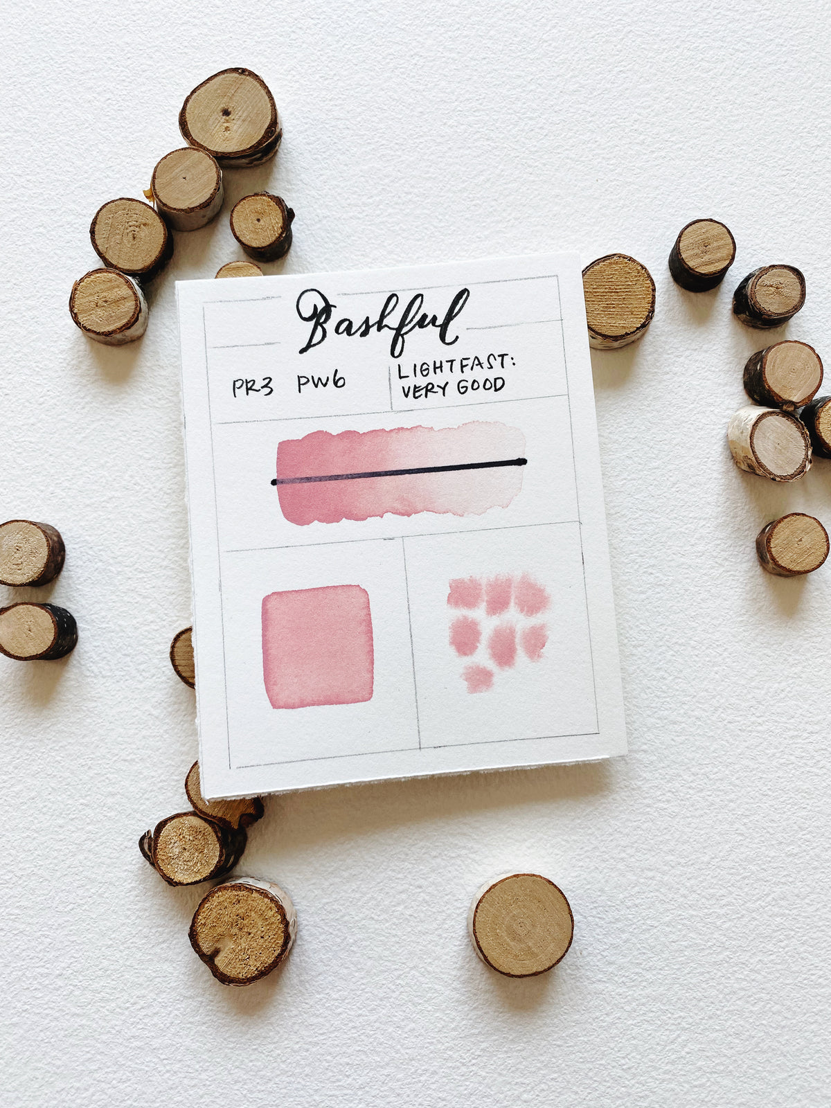 Bashful | Handmade Pink Watercolor Paint