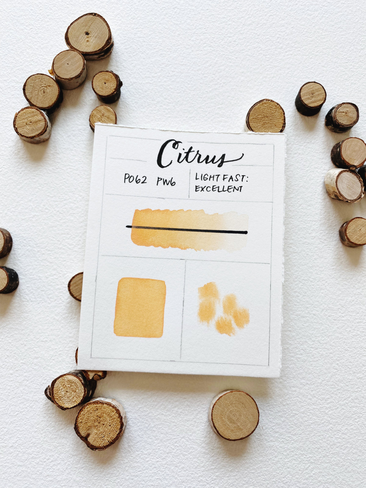 Citrus | Handmade Yellow-Orange Watercolor Paint
