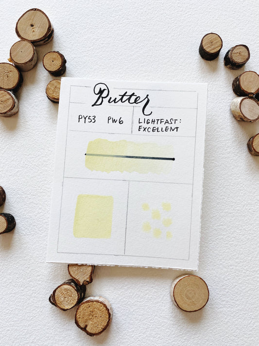 Butter | Handmade Yellow Watercolor Paint