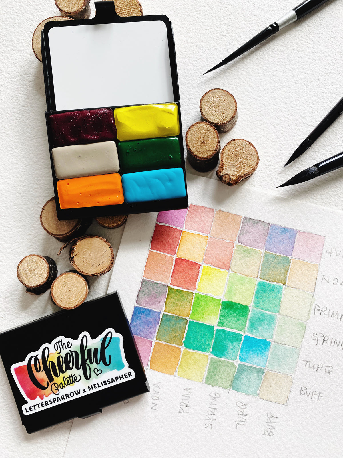 The Cheerful Palette — A Collaboration with Melissa Esplin