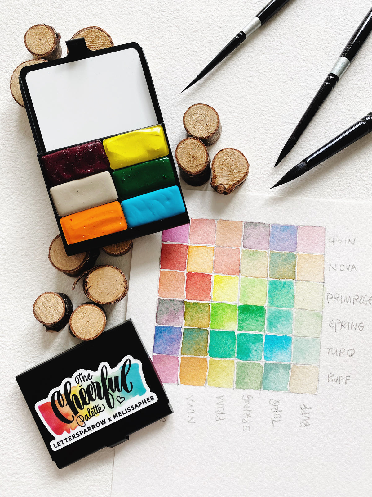 The Cheerful Palette — A Collaboration with Melissa Esplin