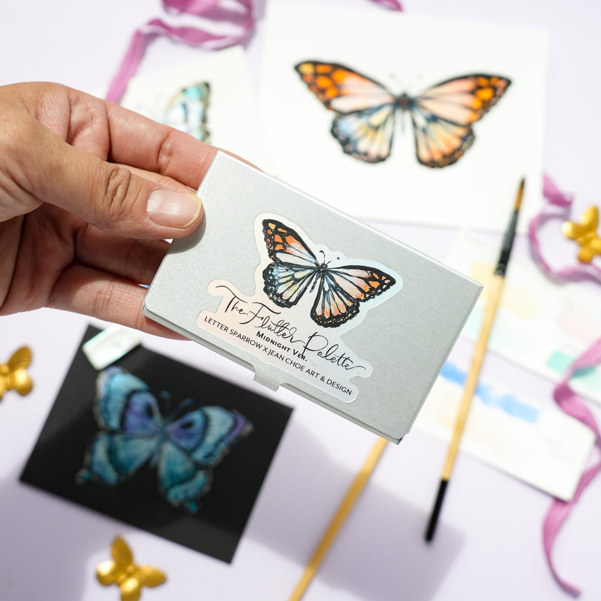 🦋 The Flutter Palette: Midnight Ver. — Collaboration with Jean Choe