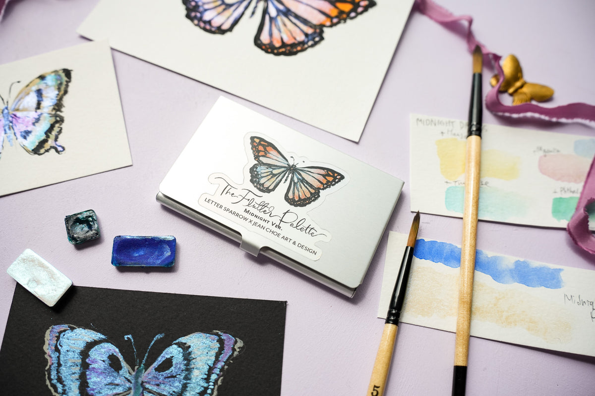 🦋 The Flutter Palette: Midnight Ver. — Collaboration with Jean Choe