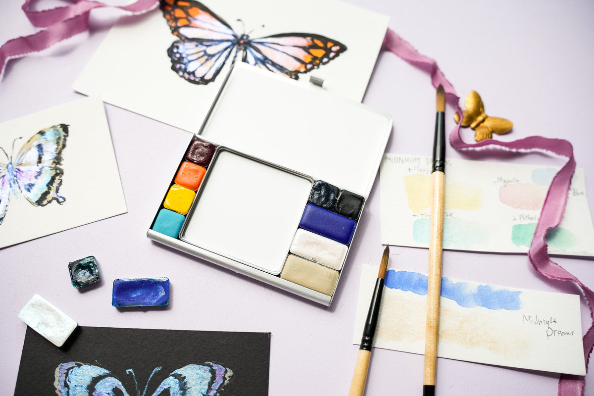 🦋 The Flutter Palette: Midnight Ver. — Collaboration with Jean Choe