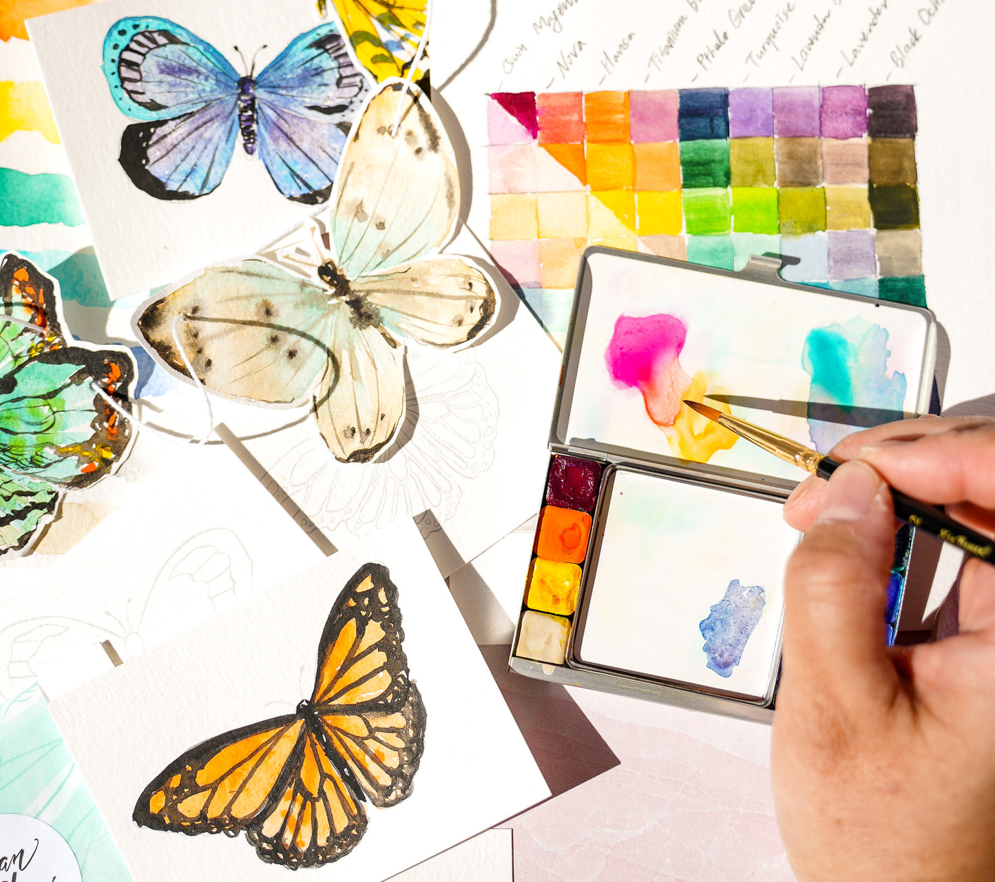 🦋 The Flutter Palette — Collaboration with Jean Choe