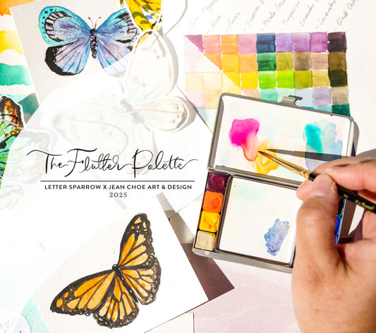 🦋 The Flutter Palette — Collaboration with Jean Choe
