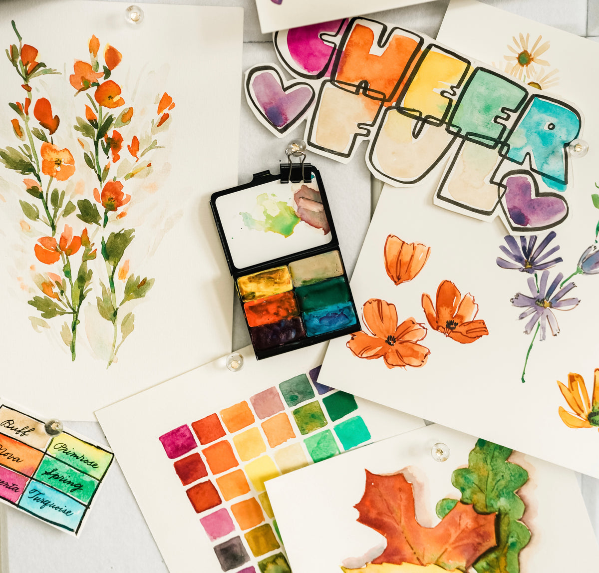 The Cheerful Palette — A Collaboration with Melissa Esplin