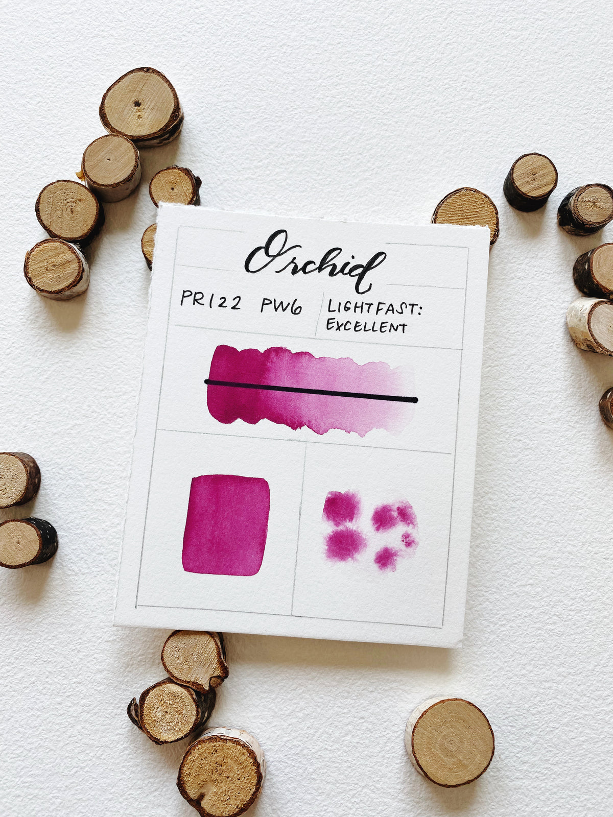 Orchid | Handmade Pink-Violet Watercolor Paint