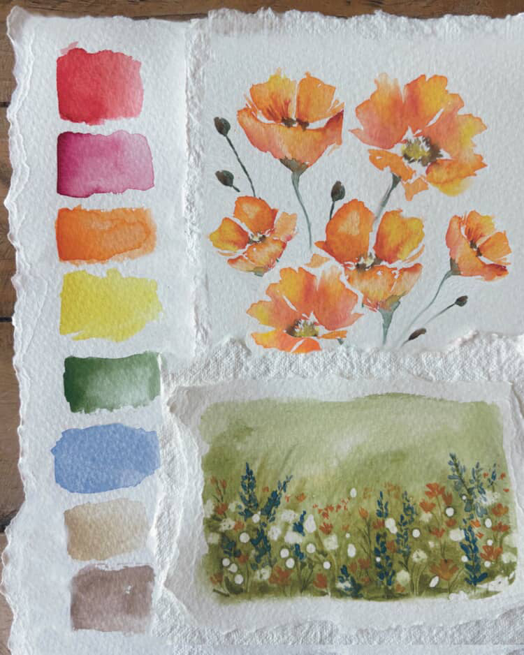 The Meadows Palette – A Collaboration with Bree from @watercolorsbybree