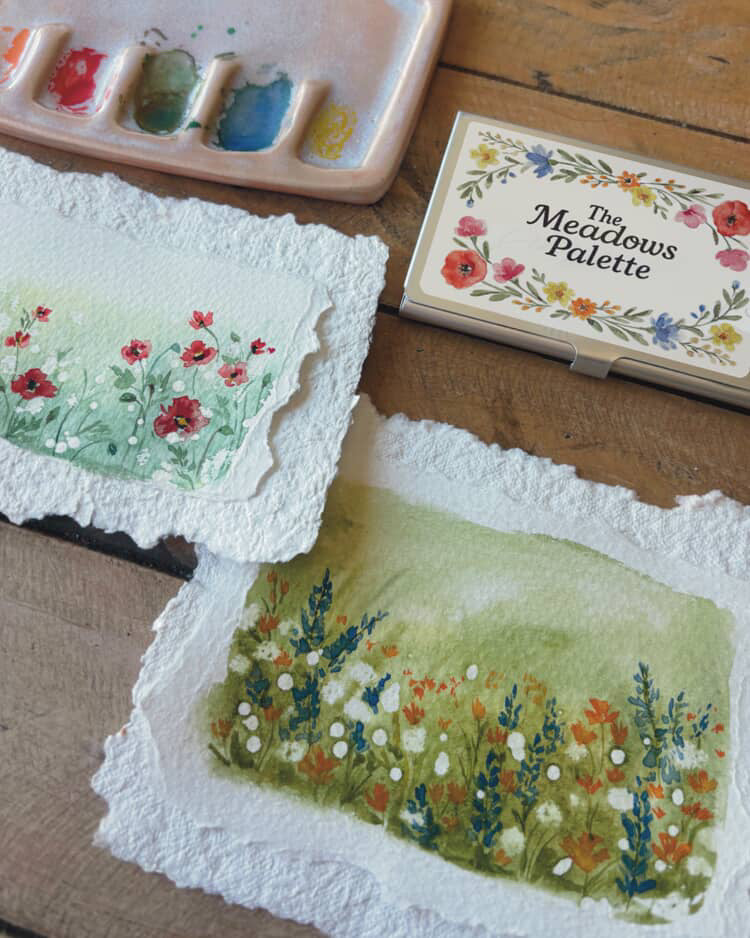 The Meadows Palette – A Collaboration with Bree from @watercolorsbybree