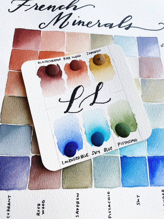 Sample Dot Card - The French Mineral Collection
