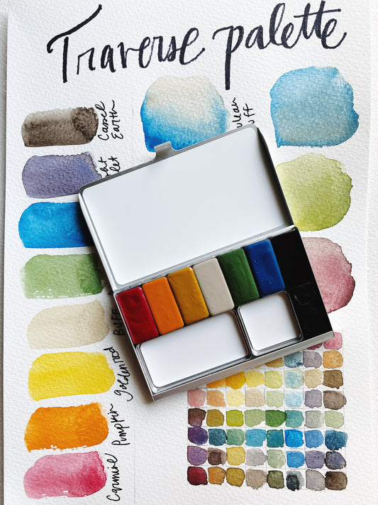 The Traverse Palette - Pocket Palette with mixing pans (Collab with Melissa Esplin)