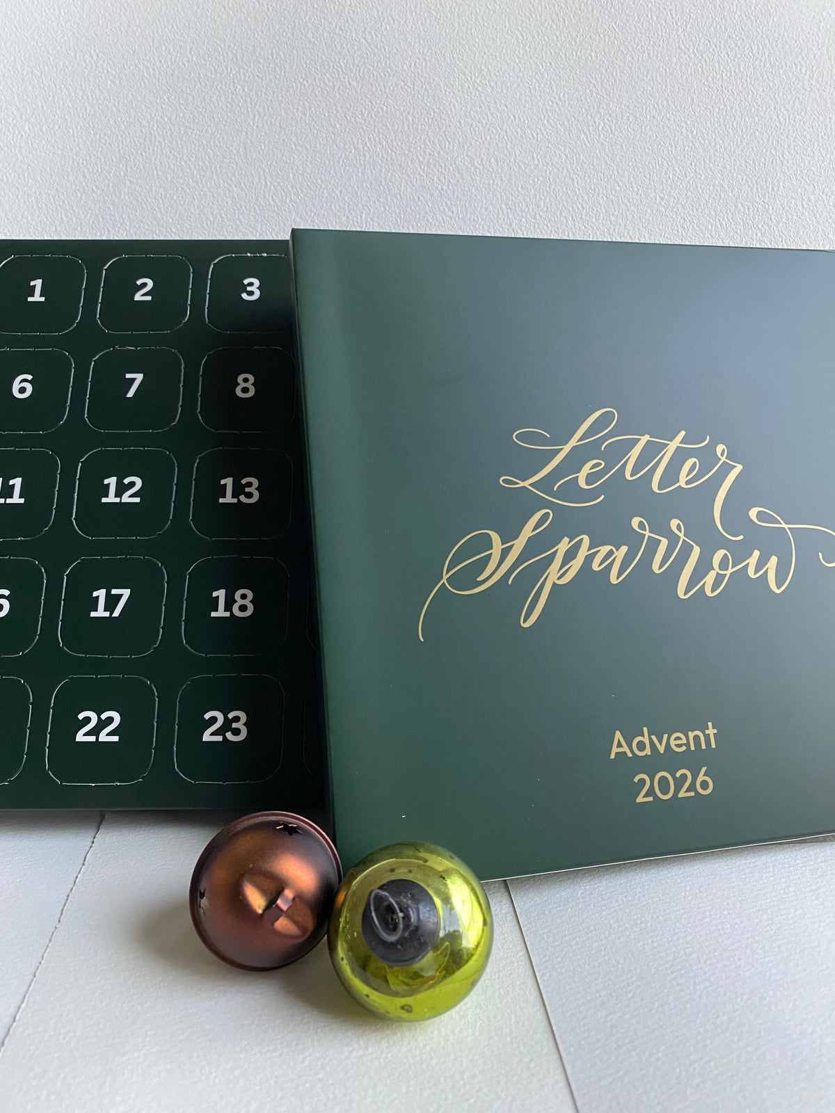 Letter Sparrow Advent Calendar 2026 | 25 Handmade Watercolors