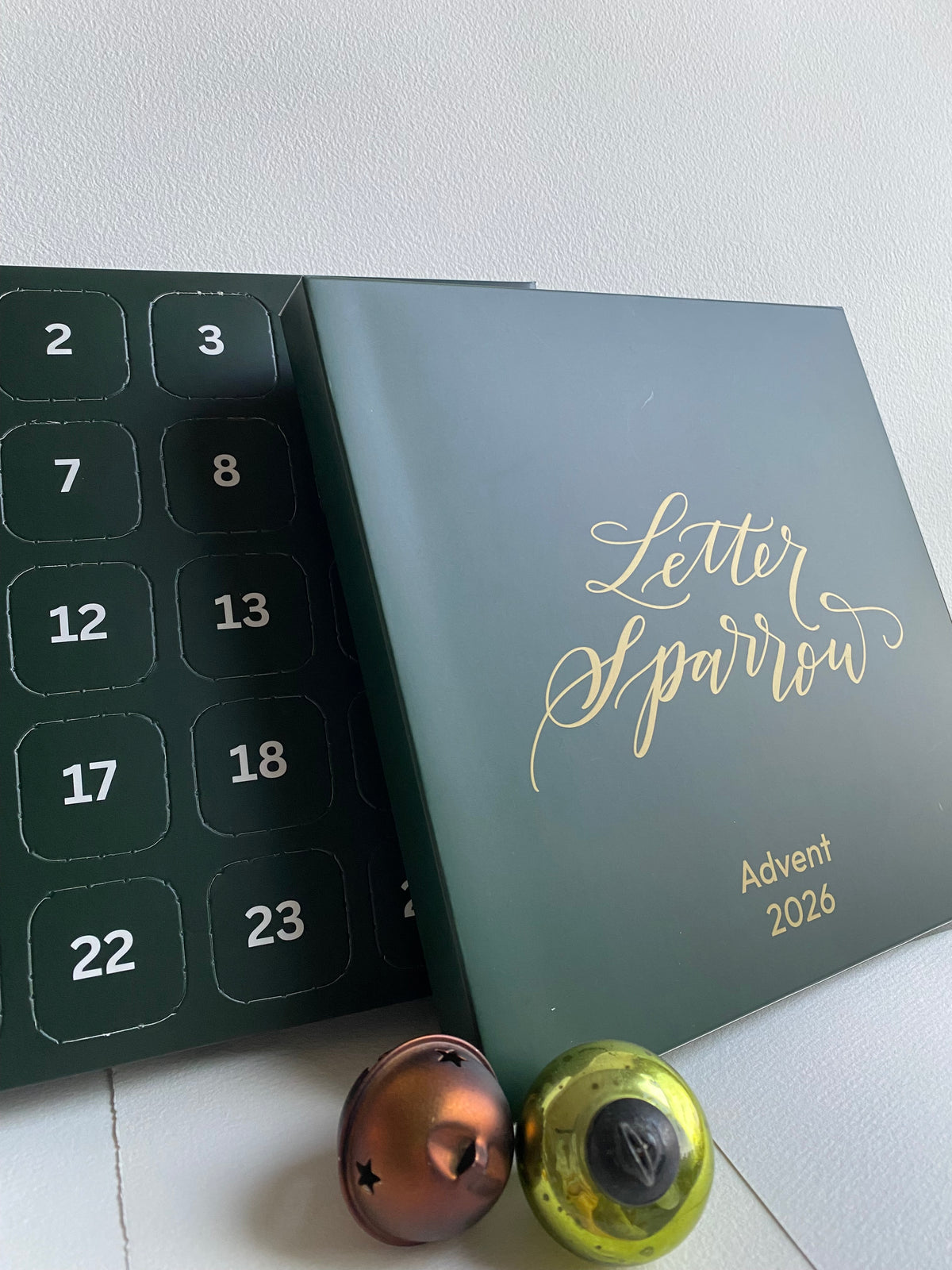 Letter Sparrow Advent Calendar 2026 | 25 Handmade Watercolors