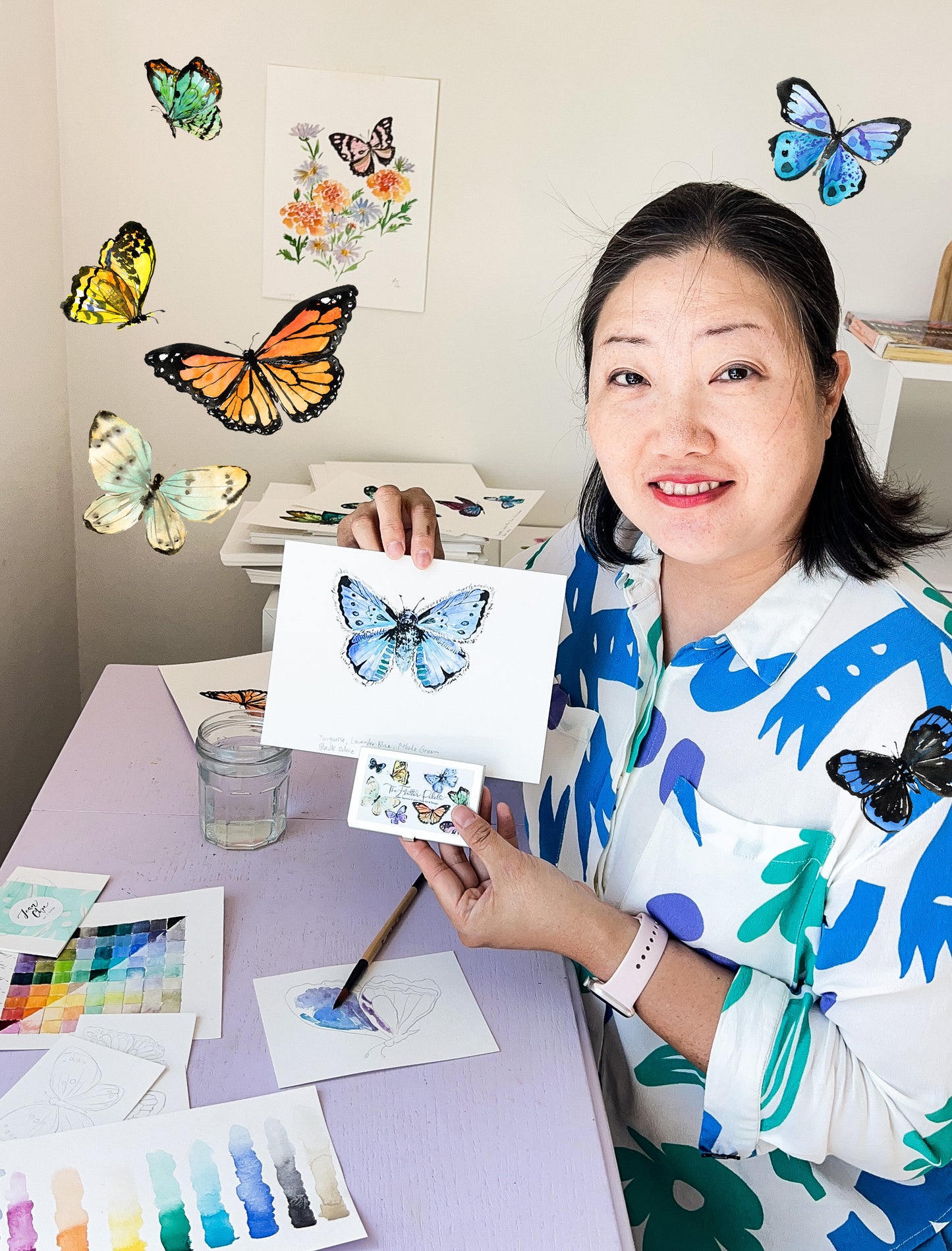 🦋 The Flutter Palette — Collaboration with Jean Choe